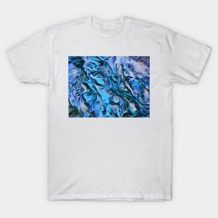 Flowing colors abstract design T-Shirt